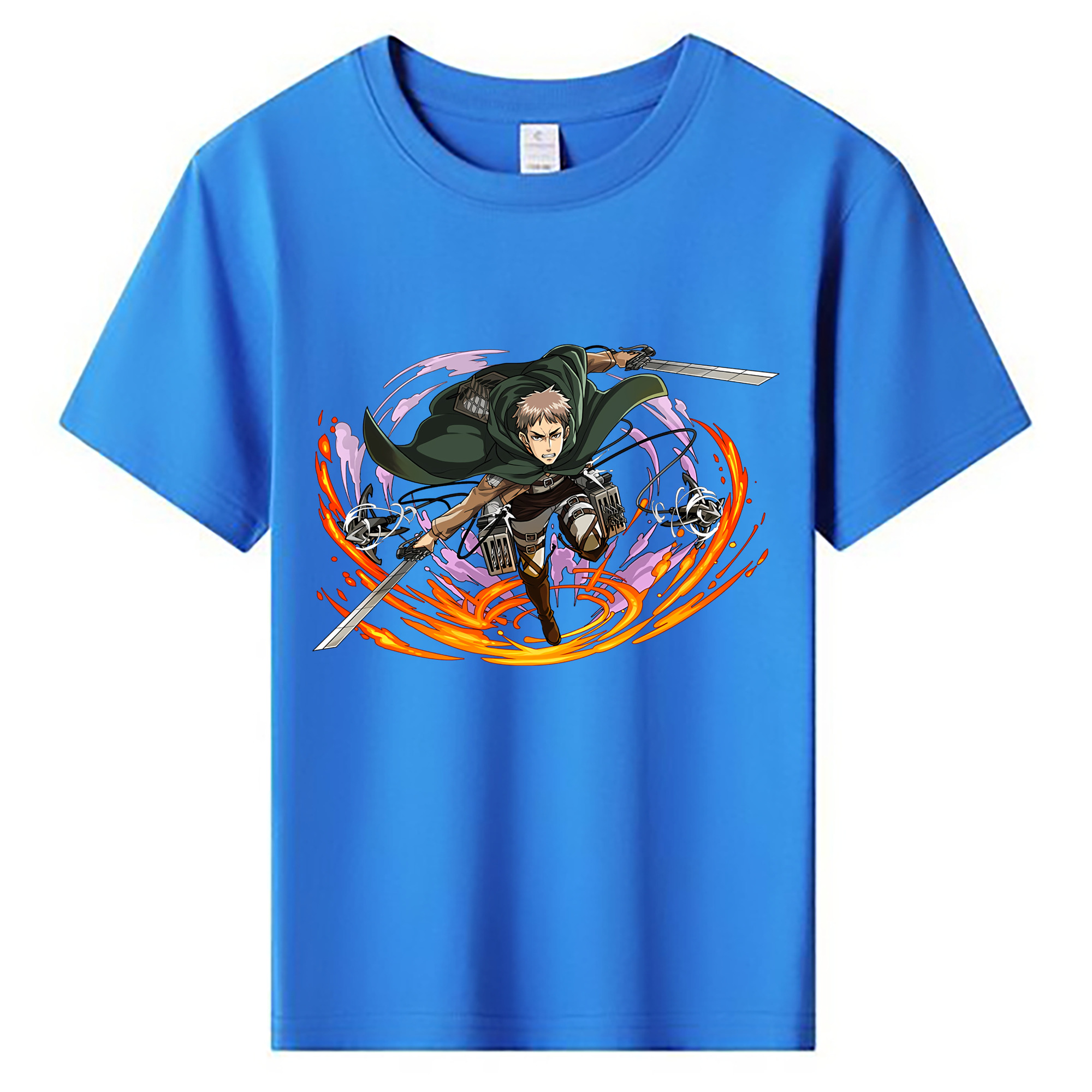 （画像用） 進撃の巨人 ジャン・キルシュタイン Attack on Titan Jean Kirstein 綿100％キッズTシャツ（フロントプリント）